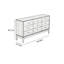 Table buffet nordique de style nordique moderne