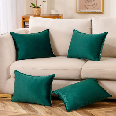 Velvet Reversible Throw Pillow