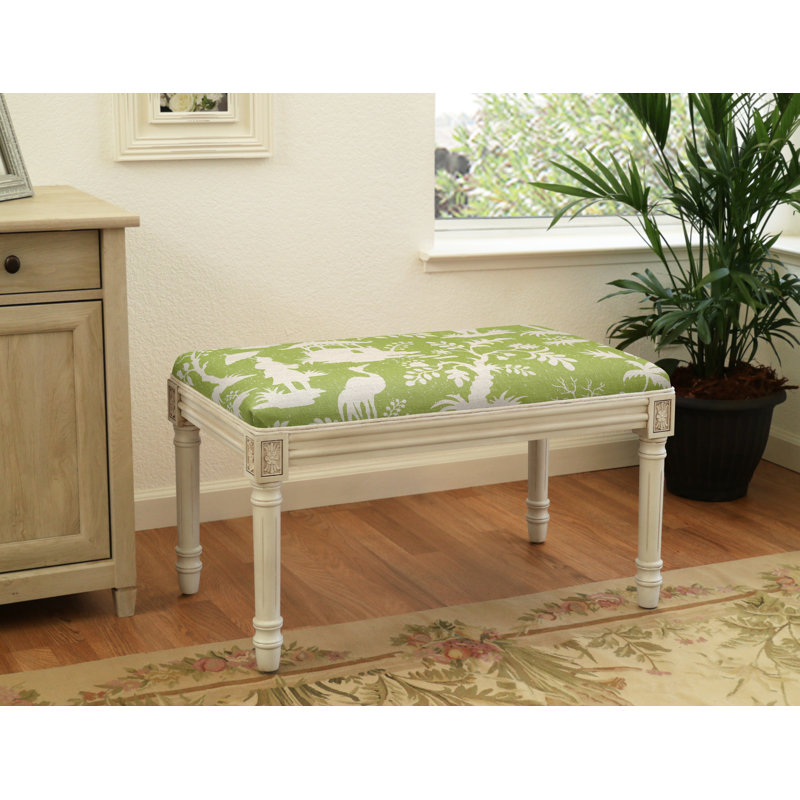 Banc rembourré Ardito, Vert chartreuse