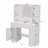 The vanity with LED mirror is equipped with a hair dryer rack, and the vanity in the bedroom and dressing room is equipped with a dressing pad-659267253