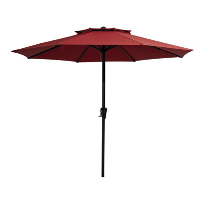 Parasol de marché à 2 niveaux 132 po Beka