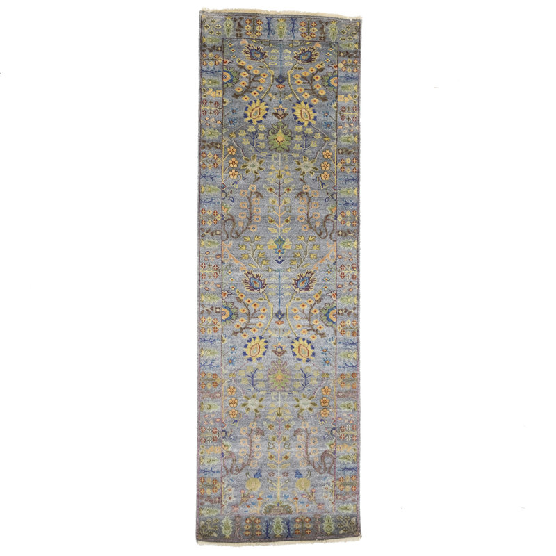 Tapis de couloir oriental Oushak Chobi