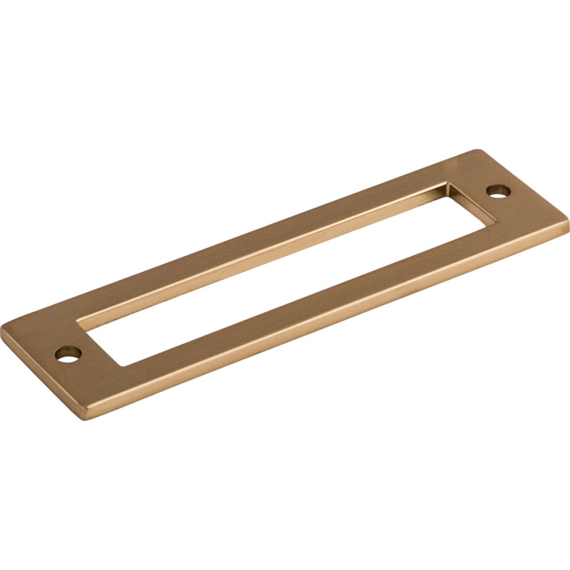 Hollin  Backplate, 1.19" H x 4.28" W x 0.13" D, Honey Bronze