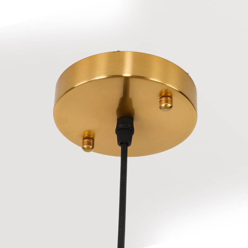 Lustre spoutnik 6 lumières doré