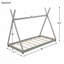 Lit plateforme simple avec structure triangulaire-768540778