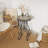Round Ceramic Outdoor Side Table