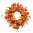 Handcrafted Faux Lighted Maple Polyester 45cm Wreath