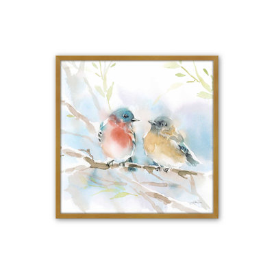 " Bluebird Pair In Spring " by Katrina Pete