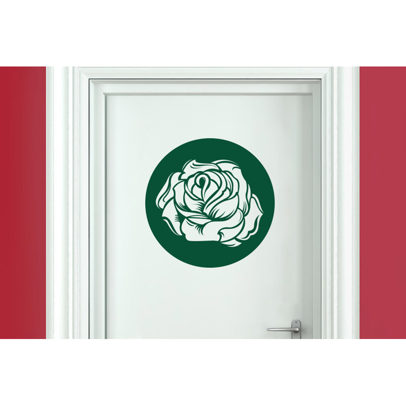 Plants & Flowers Wall Decal, Dark Green