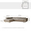 4 Seater Velvet Corner Sofa -976618194-976618192