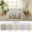 Bedsure Tufted Boho Oversized Queen Comforter Set – 3-Piece Linen Shabby Bedding，Farmhouse Jacquard Bed Set with Embroidery, All-Season Softness for Cozy Bedrooms & Boho-Chic Gifts-105490884-105490885