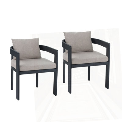 Ensemble de 2 chaises de salle à manger Outddor