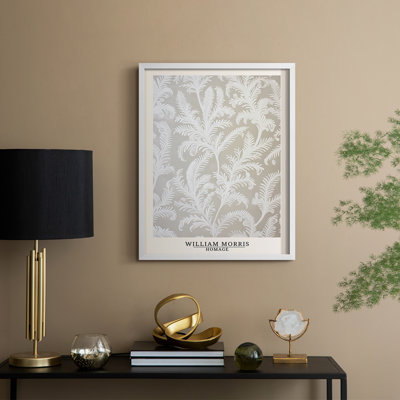 WM MORRIS Series DCCLXVII Framed Print - Solid Wood