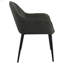 Chaise de salle à manger rembourrée avec accoudoirs (ensemble de 2)-1742740649