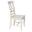 Chaise en bois massif Delfreda