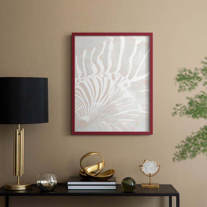 "NAUTICAL Series XXIII", H 30 po x l 24 po, Rouge