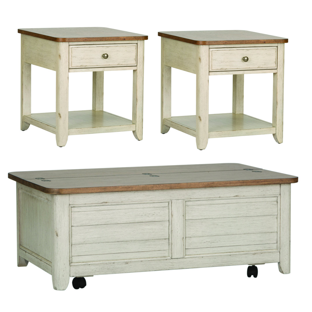 Harlowe 3 - Piece Living Room Table Set Sand & Stable™