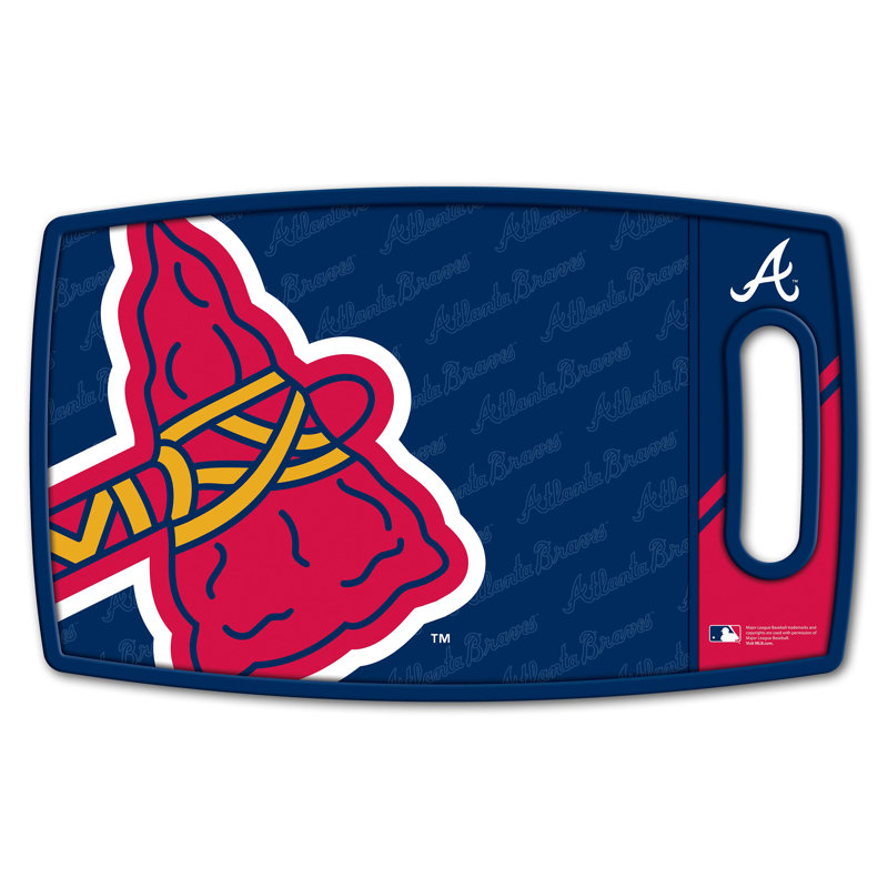 MLB Logo Series Cutting Board, MLB Atlanta Braves