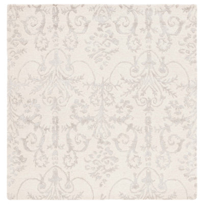 Tapis floral en laine et en viscose touffeté à la main Shillington