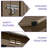 8.5 ft. W x 3.6 ft. D Metal Lean-To Storage Shed,Brown-111986050