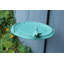 Bain d'oiseaux suspendu en aluminium coulé l 12 po, patine-1183260863