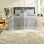 Ensembles de literie en coton doux pour grand lit, maison de ferme en chenille capitonnée