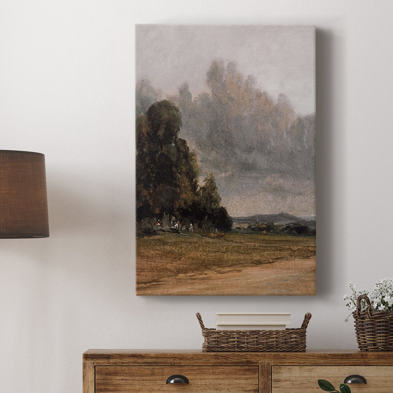 Paysage rétro CCLI - galerie Cavas, H 36 po x l 24 po