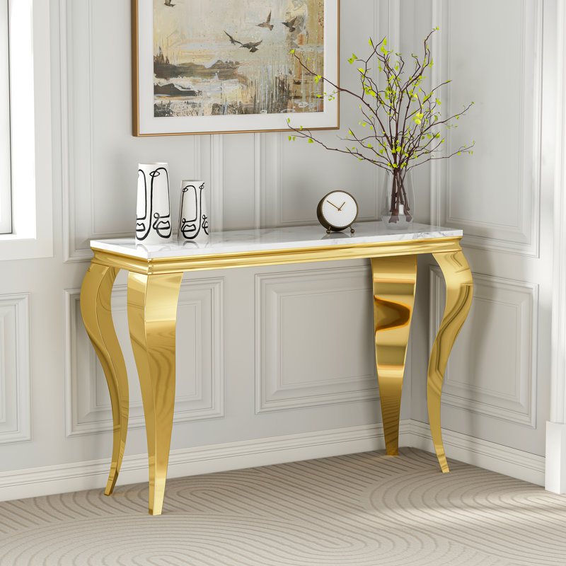 46.85'' Console Table, Gold
