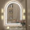 Miroir de salle de bain / de salle de bain en verre trempé anti-buée à DEL certifié UL - Basics by Wayfair ™
