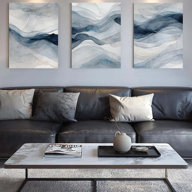 3 Piece Wrapped Canvas Print, 40 cm H x 30 cm W