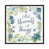 Toile encadrée de bois rustique foncé