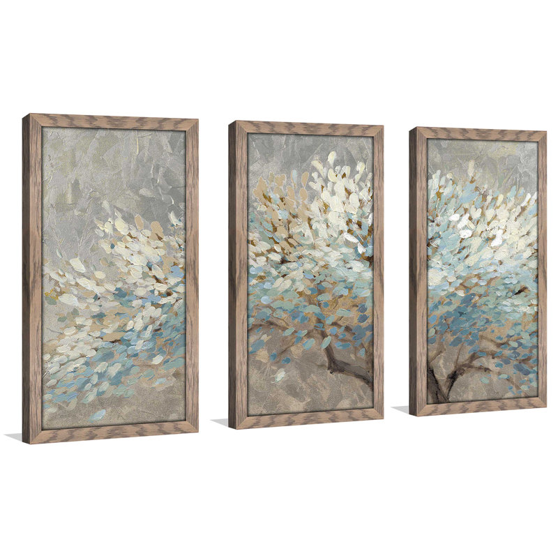 «A Thousand Silver Lifetimes», reproduction de 3 pièces sur acrylique, H 33,5 po x l 52,5 po x P 1 po