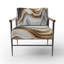 Cuscute - Fauteuil rembourré en marbre-1222148370