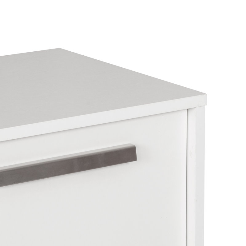 Crédence 4 tablettes Baroda, Blanc