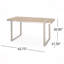 Table d'appoint carrée en bois d'acacia de 50 cm, table de chevet extérieure à lattes pour patio, balcon, jardin et salon
