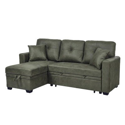 Sectional with Pull-Out Bed, Sleeper Sofa