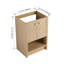 Freestanding Bathroom Vanity, 2-Soft Closing Door, Oak, Plywood (Excluding Sink), Bathroom Vanity-1057487664