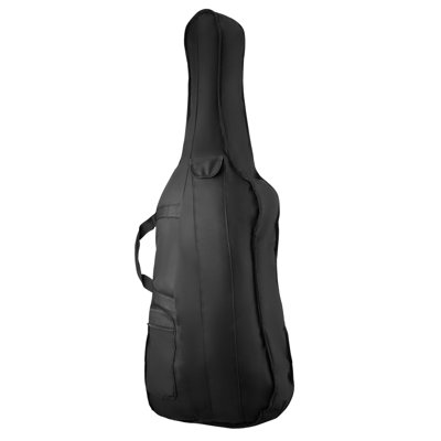 Étui pour violoncelle 4/4 pleine grandeur, imperméable en nylon, sac de transport léger, avec poignée renforcée, sangles d'épaule doubles, anti-rayures, forme de violoncelle professionnelle, pour violoncelle, noir
