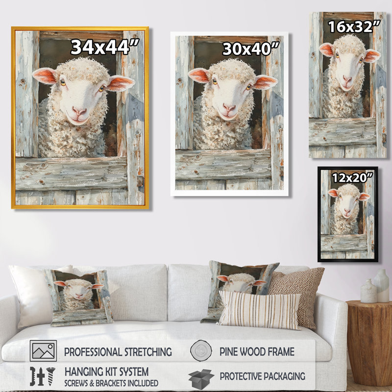 Doralynn - Décoration murale animaux, Toile tendue, Ne s’applique pas, H 20 po x l 12 po