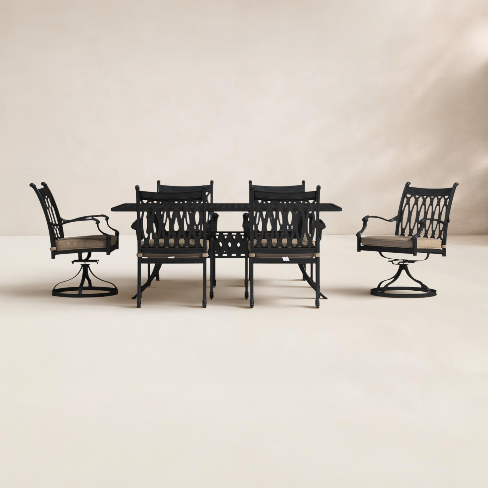 72" Sunbrella® Patio Dining Set