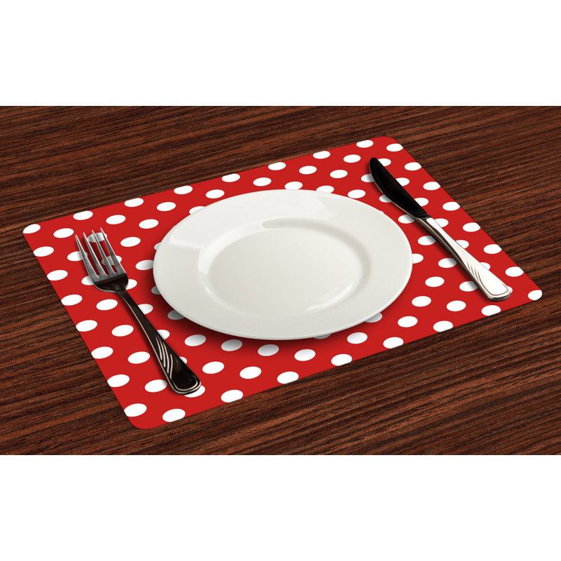 Amelia-Rae Retro Circular Forms Placemat