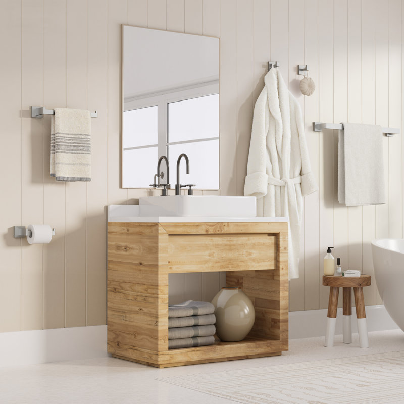 5-Piece Bath Hardware Set, Brushed Nickel