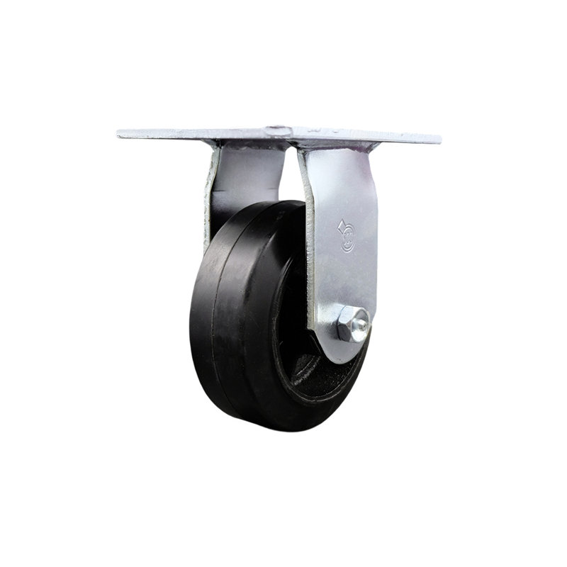 Rubber on Steel Caster