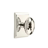 Emtek Privacy Interior Mortise Set w/ Neos Rosette & Hammered Egg Knob (LH)
