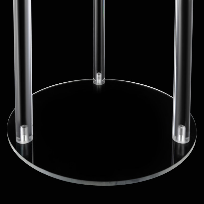 Décoration de centre de table en acrylique, H 31,5 po x l 9,1 po x P 9,1 po