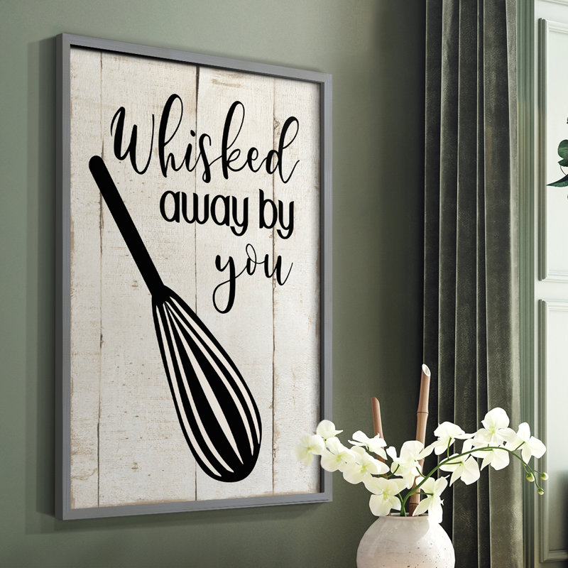«Whisked Away», reproduction encadrée - bois massif, Brun, H 20 po x l 16 po