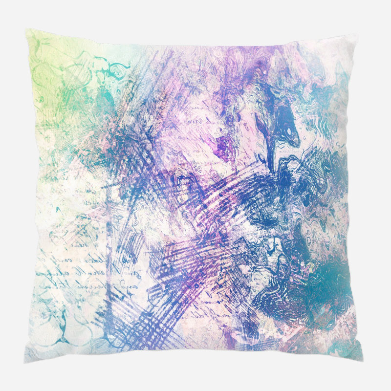 Coussin décoratif Cohle, Microsuède, Intérieur