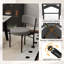 Chaise de salle à manger avec dossier courbé, siège rembourré et pieds en métal pour la salle à manger-1479286369-1479286368