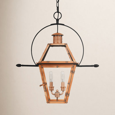 Amber Outdoor Pendant Light