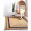 Tapis brun clair tressé à la main Ayako Southwestern-40279019